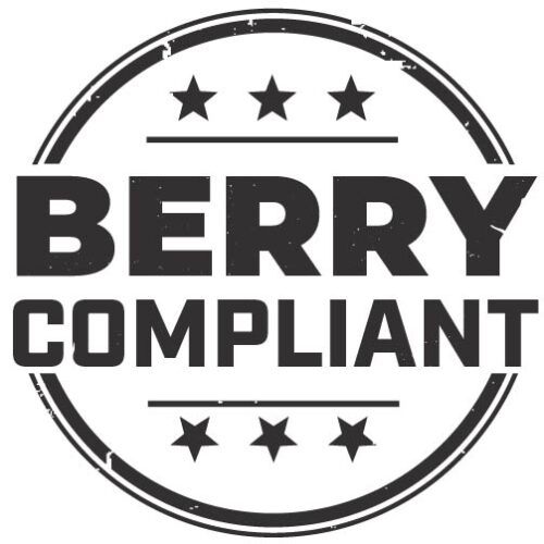 Berry Compliant Certification all materials sourced from USA